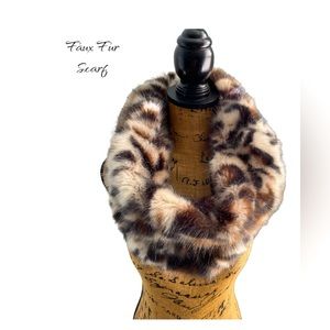 Faux fur scarf